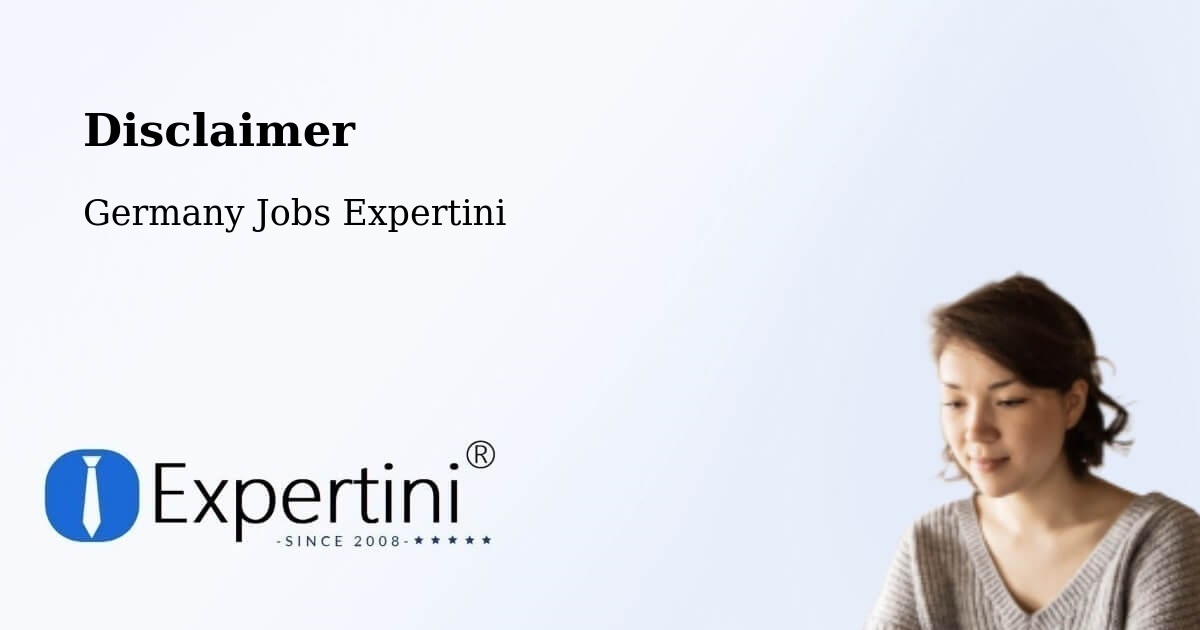 Disclaimer – Barnstädt - Germany Jobs Expertini