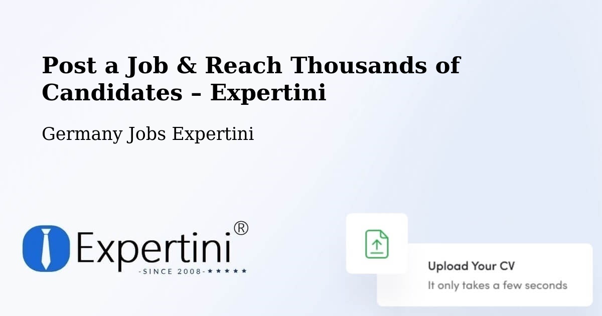 Post a Job in Barnstädt – Hire the Right Talent - Barnstädt, Germany Jobs Expertini