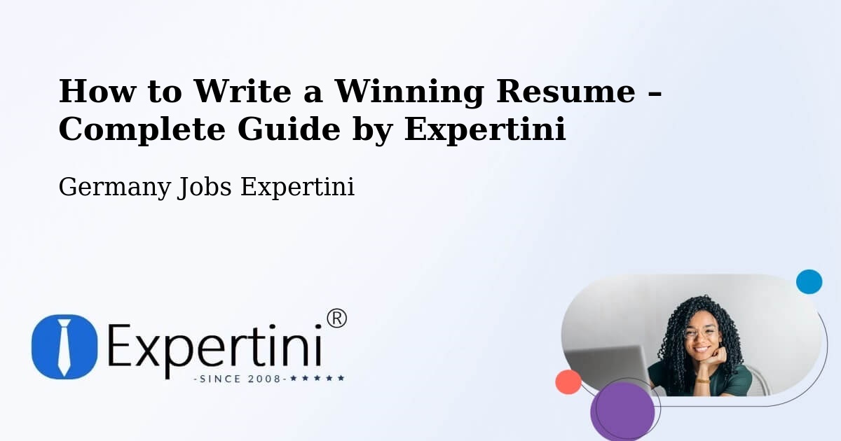 Resume Writing Guide for Job Seekers – Barnstädt - Barnstädt, Germany Jobs Expertini